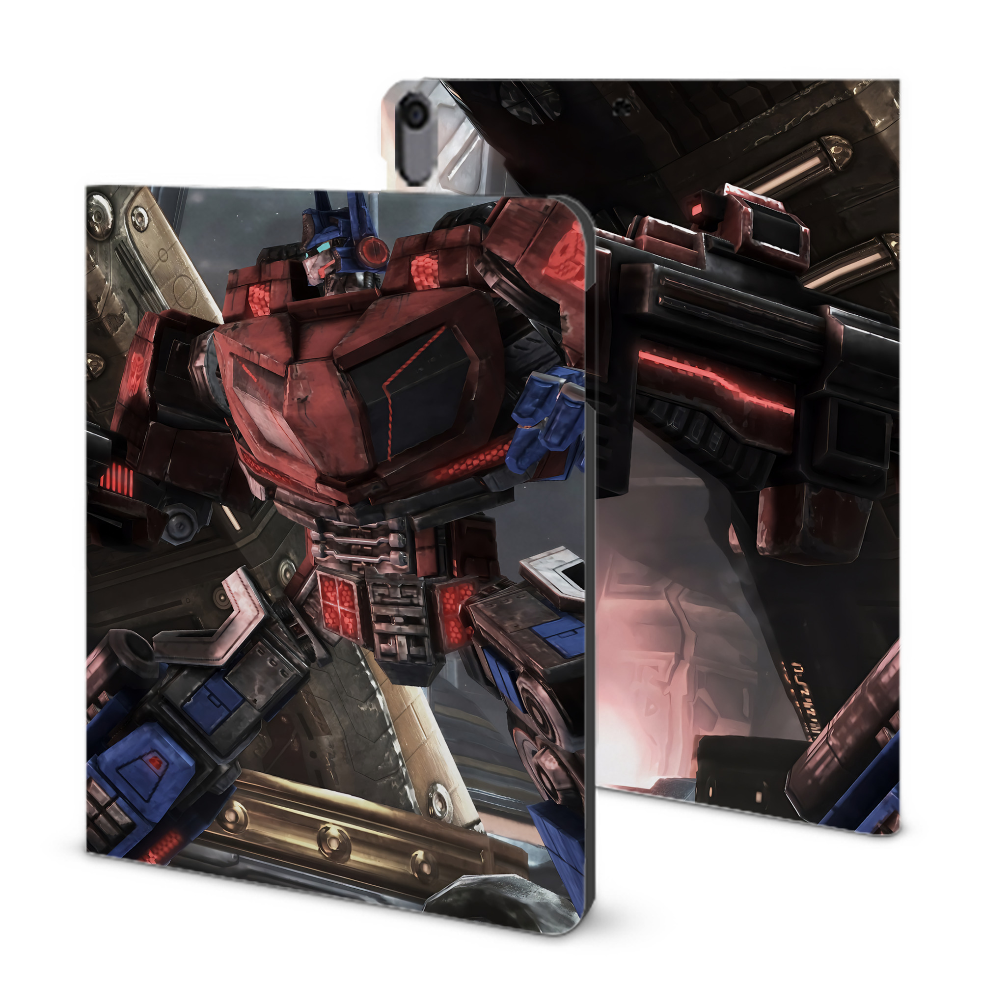 （画像用） Transformers トランスフォーマー IPad ケース ブック型 PUレザー TPU 耐衝撃 軽量 薄型 ペン収納なし 全面保護 IPad 各モデル対応